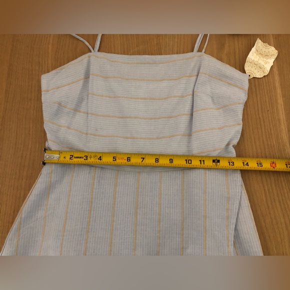 Altar’d State||Pale blue sleeveless romper, skort front•••asymmetrical skirt,NWT - Picture 12 of 16